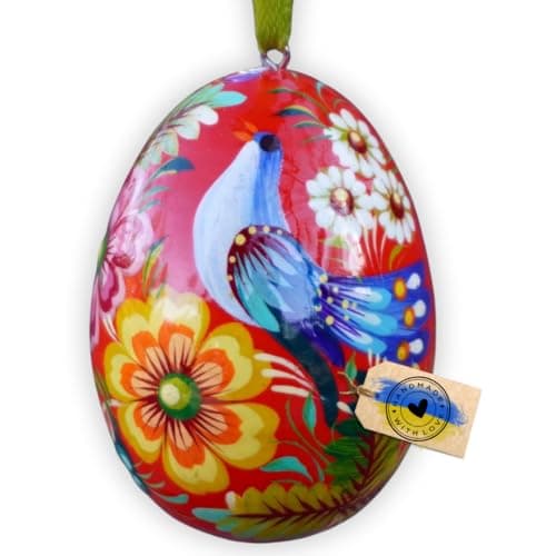 hand painted egg,Wooden Easter Eggs Ukrainian Pysanky Easter Gift ...