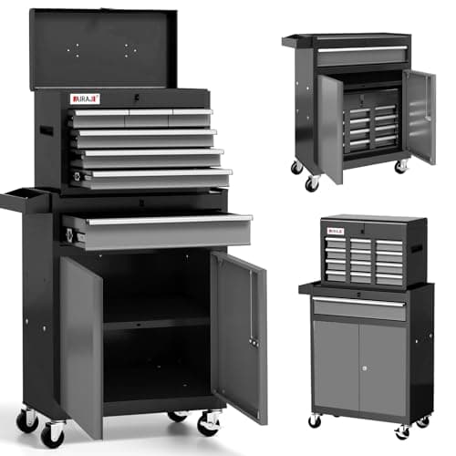 Trinity 48 in. Stainless Steel Tool Cabinet and Tool Chest Combo or ...