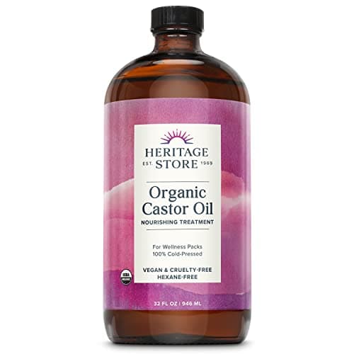 Heritage Store: Organic Castor Oil, 32 oz by Heritage