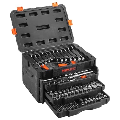 VEVOR Mechanics Tool Set And Soc…