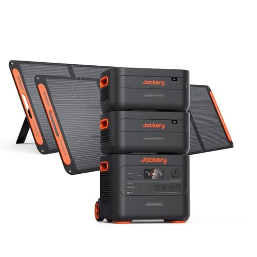 Jackery Portable Power Station Explorer 2000 Plus, Solar Generator with 2042Wh LiFePO4 Battery 3000W Output, Expandable to 24kWh 6000W, Compatible with Solar Panel for Outdoor RV Camping & Emergency
