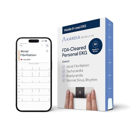KardiaMobile Six-Lead Personal EKG Monitor - Detect AFib from Home - by AliveCor