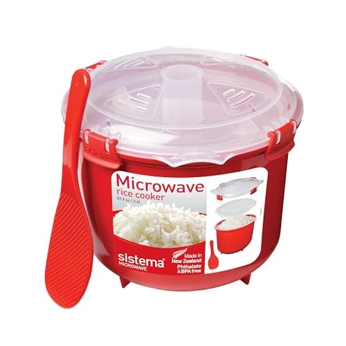 Sistema Microwave Rice Cooker 2.6L Vegetable Pasta Steamer Cook BPA ...