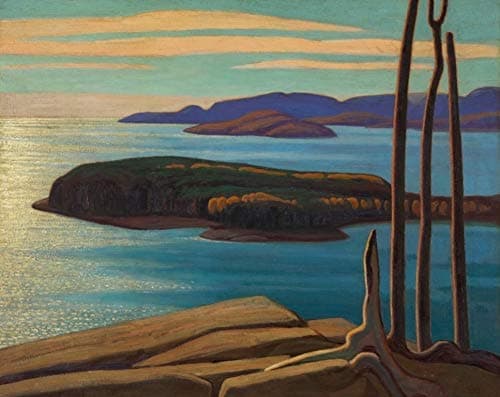 Afternoon Sun, Lake Superior, 1924 - Lawren Harris - WikiArt.org
