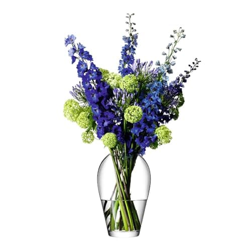 LSA International Flower Grand Bouquet Vase H35cm Clear - Artelia
