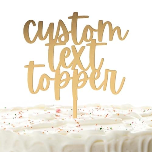 Acrylic Name Cake Topper Birthday Personalised Cake Toppers | Etsy