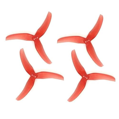 EMAX Official Babyhawk II HD Avan 3.5x2.8x3 (2CW+2CCW) Propeller Red for FPV Racing Drone RC Airplane Quadcopter - (Color: 4CW 4CCW, CN)