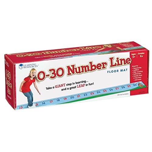 0-30 NUMBER LINE FLOOR MAT - LEARNING RESOURCES - Playwell Canada Toy ...