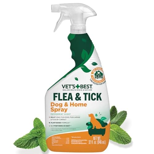 Vet's Best Flea and Tick Easy Spray for Dogs - 14oz. - Walmart.com