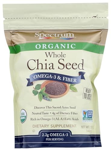 Spectrum Essentials Organic, Non-GMO Ground Chia Seed, 10 oz - Walmart.com