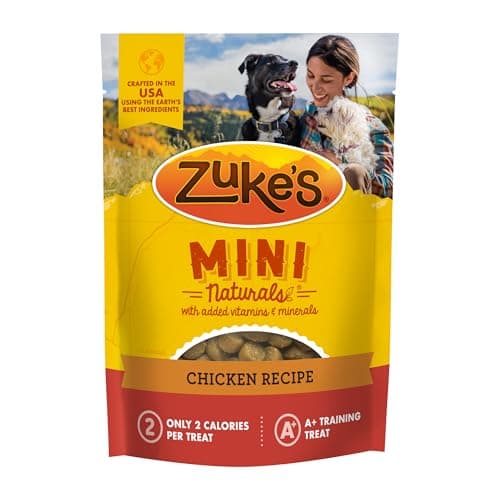 Mini Naturals Hearts Peanut Butter & Oats Dog Training Treats | Zuke's