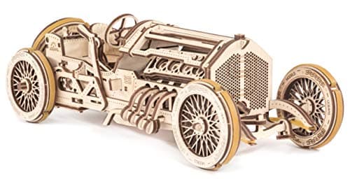 S.T.E.A.M. Line Toys UGears Mechanical Models 3-D Wooden Puzzle - Mechanical Dream Cabriolet VM-05