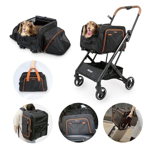 ibiyaya Compact Mirrorstone Pet Stroller