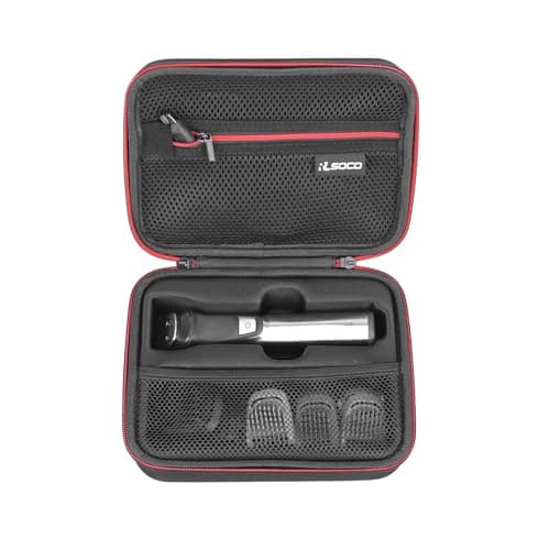 RLSOCO Case for Philips Multigroom Series 3000/9000 & Philips Norelco Multigroom Series 9000/7000 Trimmer, Travel Carrying Case, Dust- and Water-Resistant - Black (Case Only)