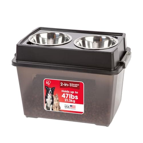 IRIS USA, Inc., Inc. Elevated Feeder with Airtight Storage | Airtight ...