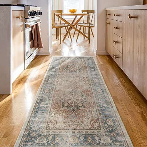 Ruggable Coral Kamran Washable Runner Rug for Kitchen - Stain & Water ...