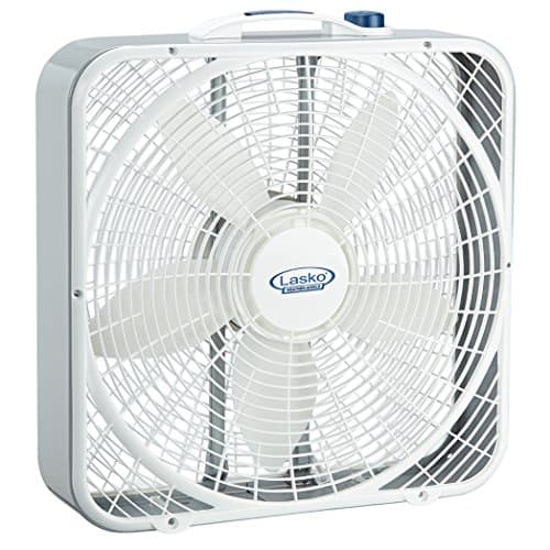 GetUSCart- Lasko 3733 Box Fan, 3-Speed, 20-Inch, White