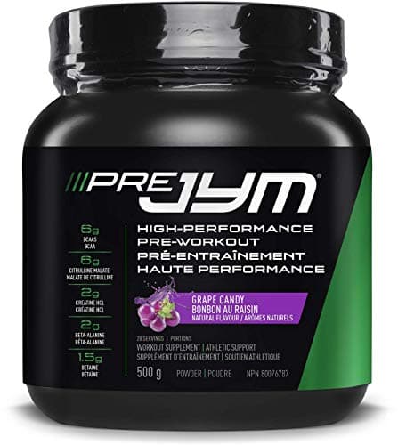 Jym Supplements Science Pre jym 20 Serving Grape Candy 500 gram