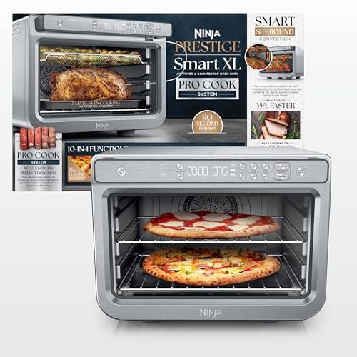 Ninja DT201C, Foodi 10-in-1 XL Pro Air Fry Oven, Stainless steel, 1800W (American version)