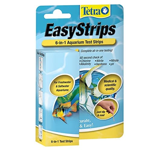 Amazon.com : Tetra EasyStrips 6-In-1 Aquarium Test Strips, Water ...