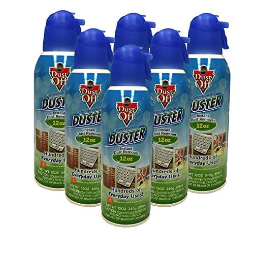 Falcon Dust-Off Compressed Gas Duster, 10oz (1 Can) Electronics Duster ...