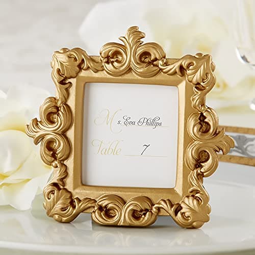 Kate Aspen Gold Kissing Bells Place Card Holders, 48PCS Wedding, Bridal ...