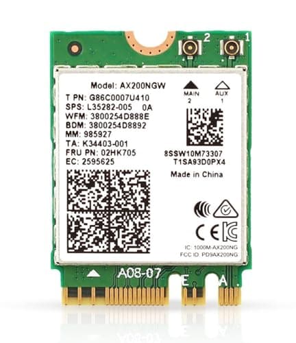 Mini PCI-E Wi-Fi 6 Intel AX200 Adapter Kit PCI Express Full Wifi ...