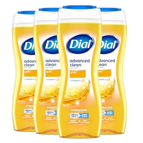 Dial Antibacterial Shower Gel Liquid Body Wash, Gold 16 oz (Pack of 3 ...