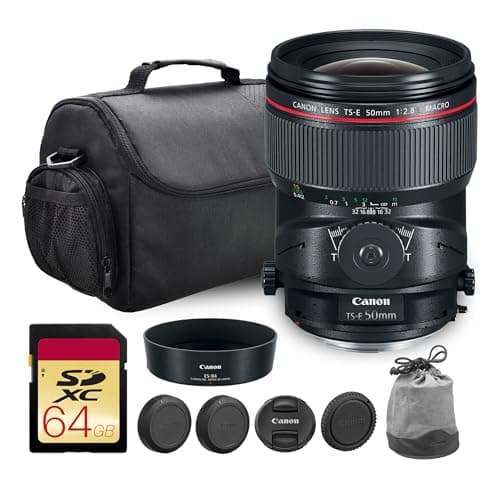 Canon TS-E 50mm f/2.8L Macro SLR Objetivos macro Negro, Rojo