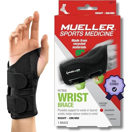 Mueller Green Fitted Wrist Brace - Carpal Tunnel Wrist Braces