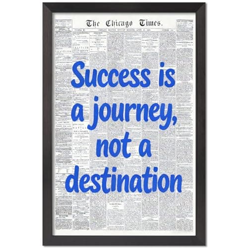 Success is A Journey Wall Decal: Inspirational Office Decor - Etsy