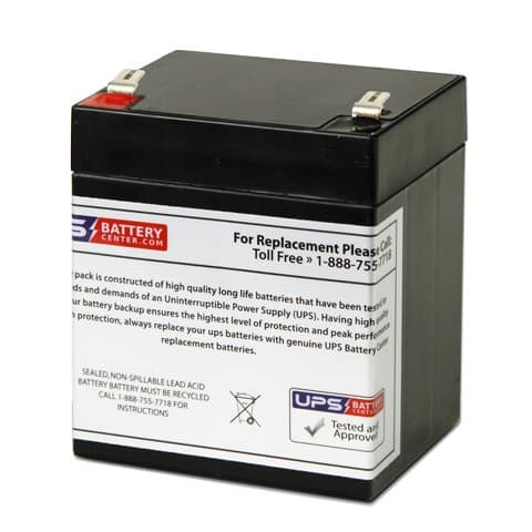 Batterie de remplacement pour éclairage d urgence CSB GP1245 12V 4,5Ah