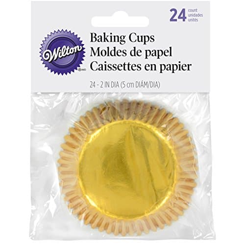 Caissettes Wilton en feuille d or pour cupcakes