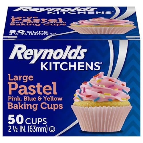 Buy Reynolds Baking Cups, Pastels, 50 Count (Pack of 1) Online at Low ...