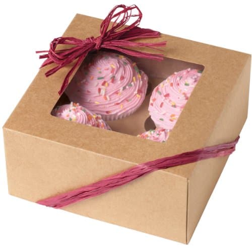 Boîtes à treats Wilton à 4 cavités avec fenêtre