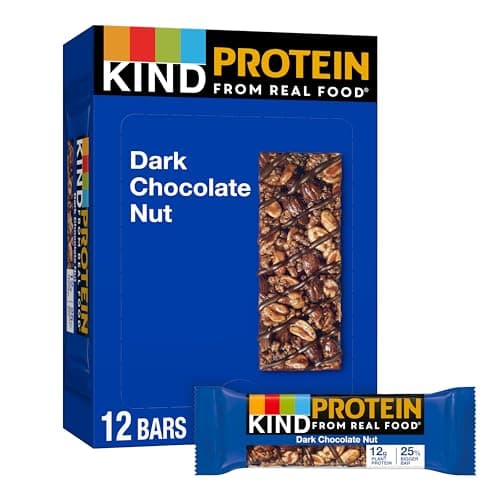 KIND Fuel Bars Crunchy Peanut Butter, 50 Gram Bars (12 Pack),12g Protein, Gluten Free