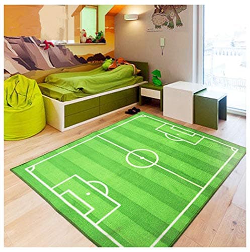 Home Prismatic Soccer Field Sports Area Rug | Kids area rugs, Well ...