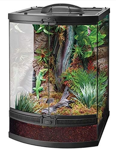 Zilla Front-Opening Glass Terrarium (18x18x25)