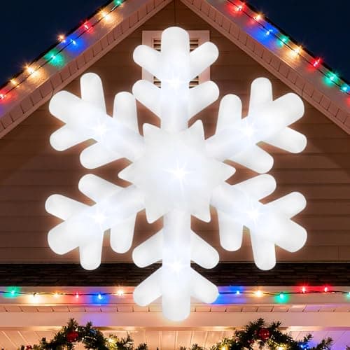 Gemmy Airblown Inflatable Hanging Snowflake