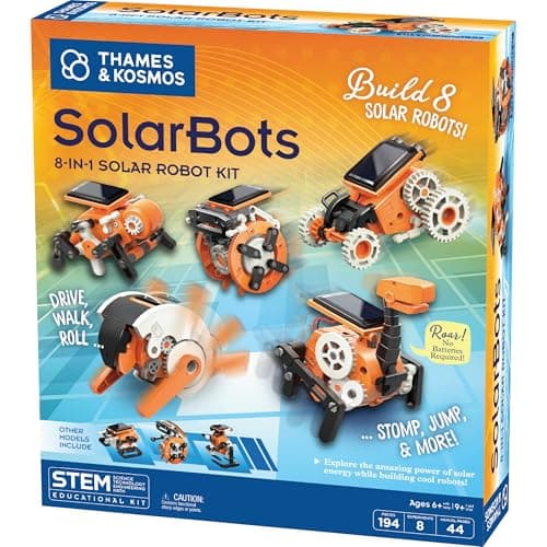 Kit de robots solares Thames & Kosmos SolarBots: 8 en 1