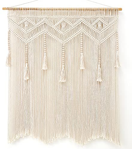 Amazon.com: Mkono Macrame Wall Hanging Woven Tapestry Boho Bohemian ...