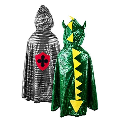 Great Pretenders - Reversible Unicorn & Dragon Cape in Green ...