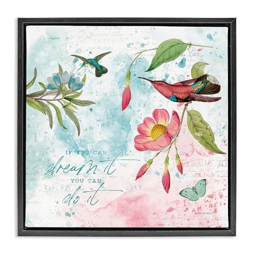 Stupell Industries Black and White Inspirational Word Chalk Drawing ...