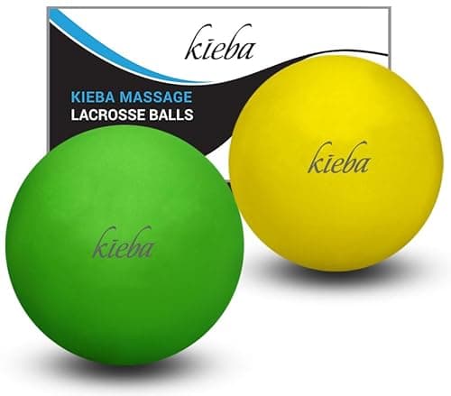 Yoga Tune Up Jill Miller's Therapy Balls Pair with Mesh Tote, Aqua Blue