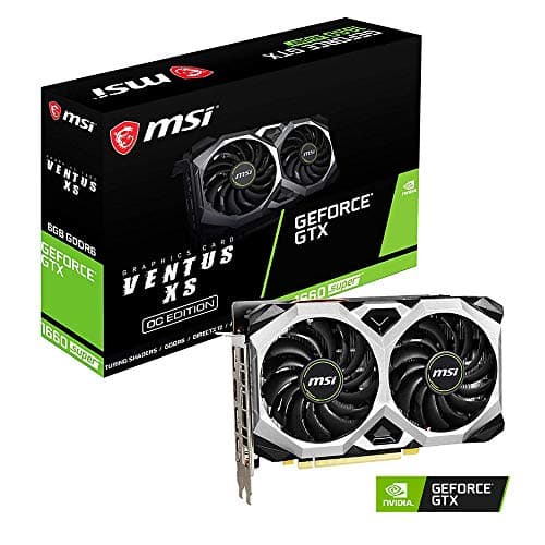 MSI GeFORCE GTX 1660 SUPER VENTUS XS OC 6GB GDDR6 - Graphics Card ...