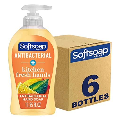 Softsoap Antibacterial Liquid Hand Soap Refill - Crisp Clean Scent, 1.47 Liters - Moisturizing Hand Wash, Dermatologically Tested, for Soft Smooth Skin