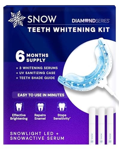 Snow Teeth Whitening Kit All-in-one At-home Teeth Whitening System for Whiter Teeth Without Sensitivity