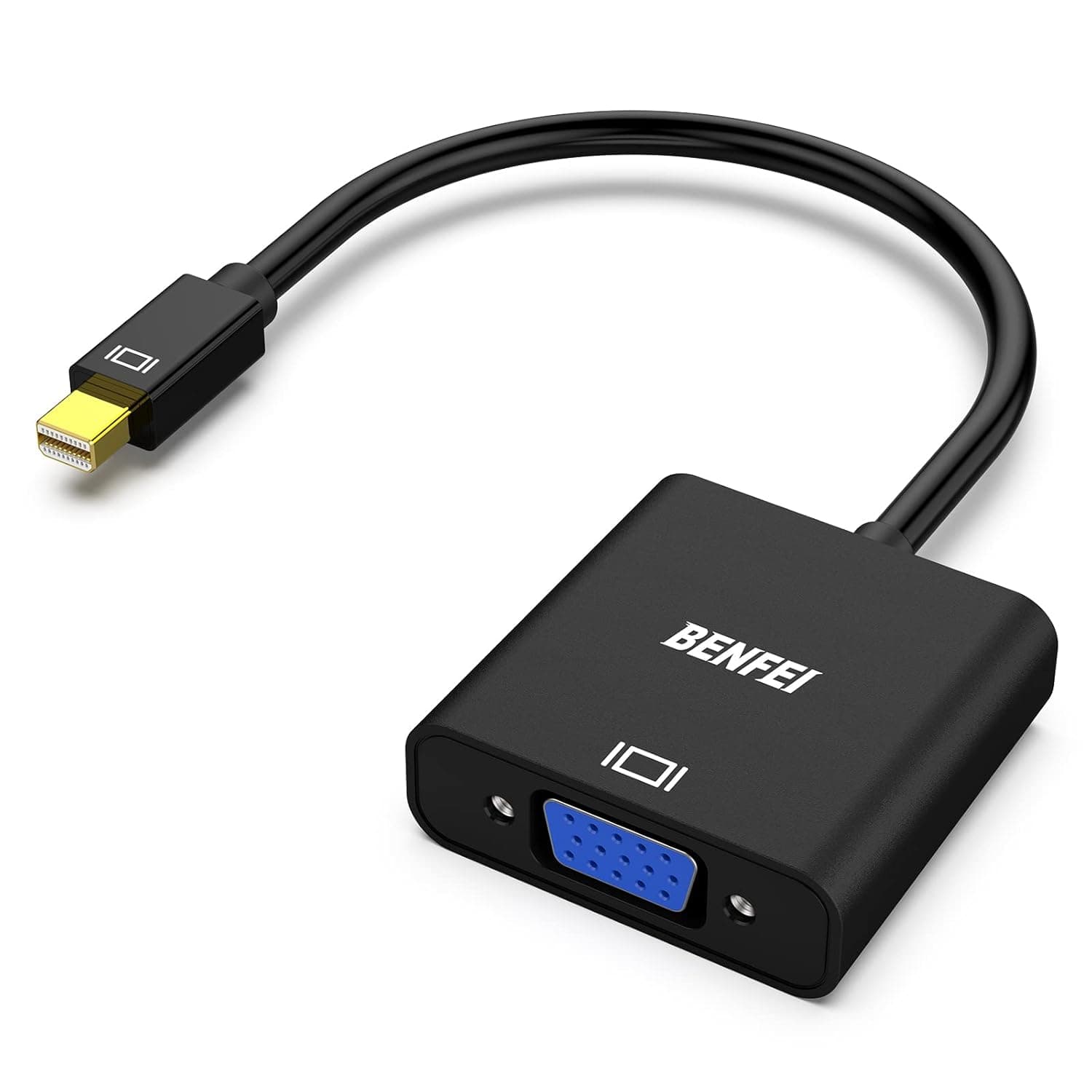 Benfei Mini DisplayPort vers VGA, adaptateur Mini DP vers VGA ...