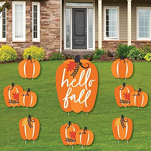 Buy Big Dot of Happiness Fall Pumpkin - Yard Sign Outdoor Lawn ...