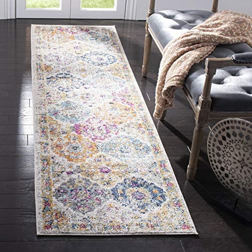 Amazon.com: SAFAVIEH Madison Collection Runner Rug - 2'2" x 14', Grey ...